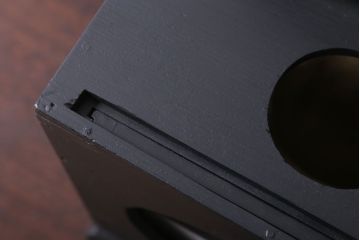 アンティーク雑貨　アンティークペイント　つや消しブラックの有明行灯