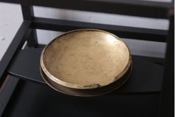 アンティーク雑貨　アンティークペイント　つや消しブラックの有明行灯