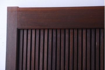 和製アンティーク　玉杢一枚板の総欅蔵戸