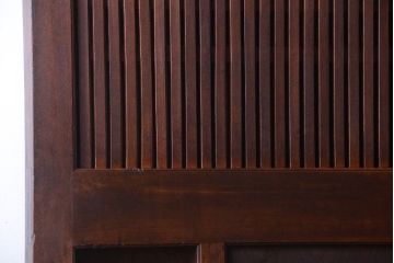和製アンティーク　玉杢一枚板の総欅蔵戸