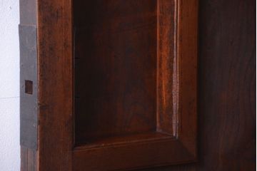 和製アンティーク　玉杢一枚板の総欅蔵戸