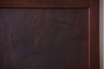 和製アンティーク　玉杢一枚板の総欅蔵戸