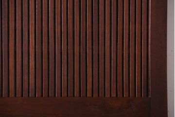 和製アンティーク　玉杢一枚板の総欅蔵戸