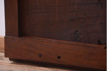 和製アンティーク　玉杢一枚板の総欅蔵戸