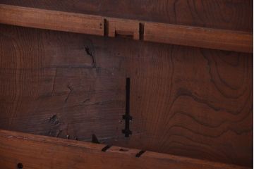 和製アンティーク　玉杢一枚板の総欅蔵戸