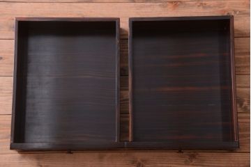 中古　黒檀製!優雅な高級キャビネット(食器棚・収納棚)(定価250万円)