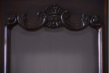 中古　黒檀製!優雅な高級キャビネット(食器棚・収納棚)(定価250万円)