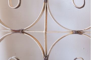 アンティーク　オリジナルペイントのおしゃれなドア