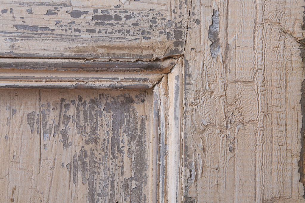 アンティーク　オリジナルペイントのおしゃれなドア