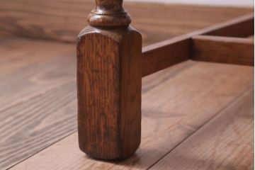 ヴィンテージ家具　イギリスビンテージ　オーク材のダイニングチェア(3)