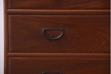 アンティーク家具　和製アンティーク　前面欅材!上質な時代箪笥ローボード(2)