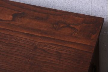 アンティーク家具　和製アンティーク　前面欅材!上質な時代箪笥ローボード(1)