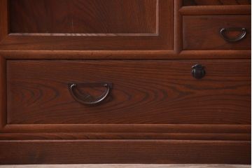 アンティーク家具　和製アンティーク　前面欅材!上質な時代箪笥ローボード(1)