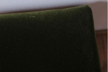 レトロ家具　アンティーク　古い木のレトロなクッション座面角スツール