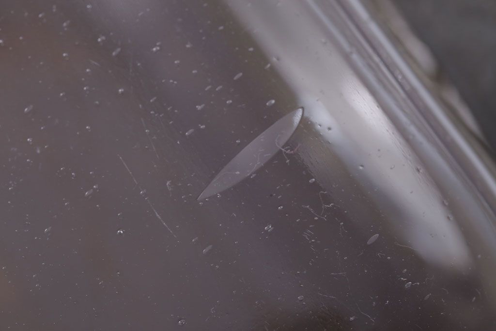 アンティーク雑貨　昭和レトロ　ガラス蓋とブリキ蓋のガラス瓶2個セット