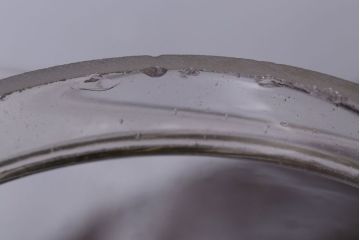 アンティーク雑貨　昭和レトロ　ガラス蓋とブリキ蓋のガラス瓶2個セット