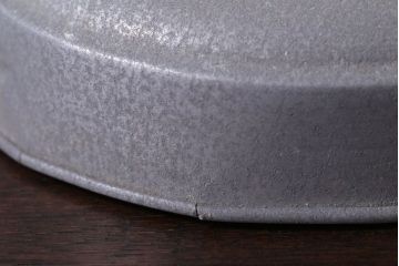 アンティーク雑貨　昭和レトロ　ガラス蓋とブリキ蓋のガラス瓶2個セット