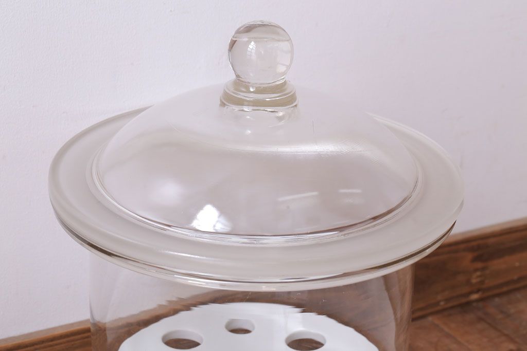 アンティーク雑貨　昭和レトロ　特大!乾燥瓶・デシケーター(ガラス瓶)