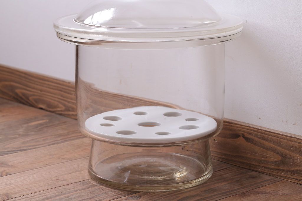 アンティーク雑貨　昭和レトロ　特大!乾燥瓶・デシケーター(ガラス瓶)