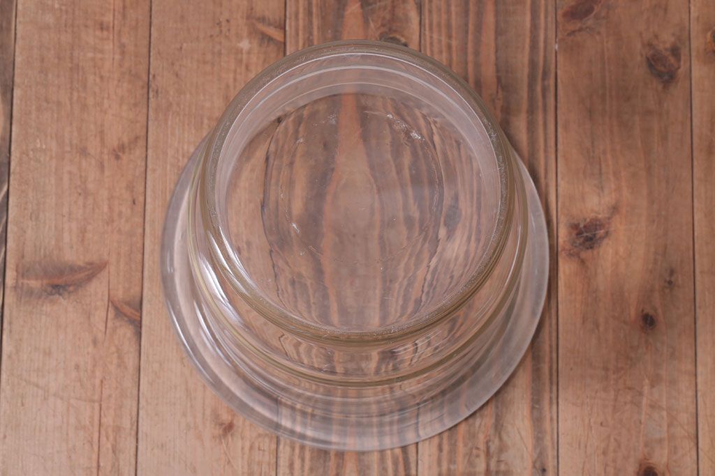 アンティーク雑貨　昭和レトロ　特大!乾燥瓶・デシケーター(ガラス瓶)