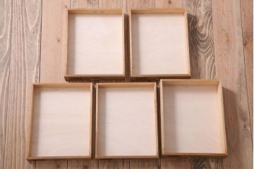 レトロ家具　昭和レトロ　ネームプレート!古い小引き出し