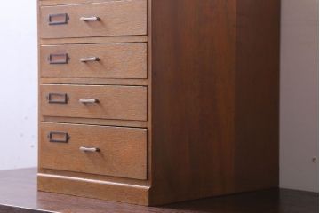 レトロ家具　昭和レトロ　ネームプレート!古い小引き出し