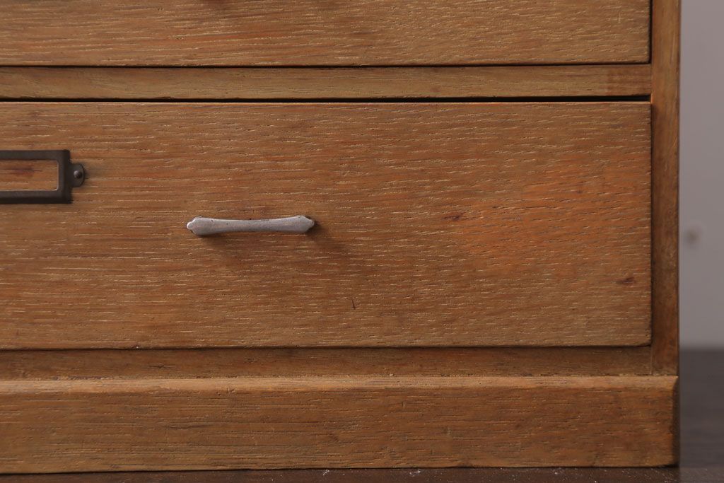レトロ家具　昭和レトロ　ネームプレート!古い小引き出し