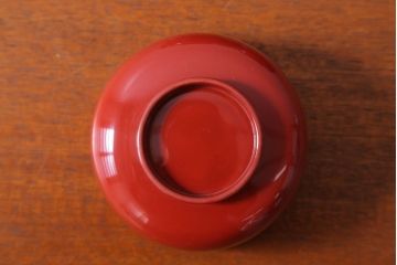 アンティーク雑貨　アンティーク　昭和十四年　輪島朱塗　桐蒔絵木製椀10客(2)