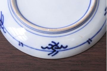 古民具・骨董　幕末〜明治　色絵七寸皿など4枚セット(伊万里)