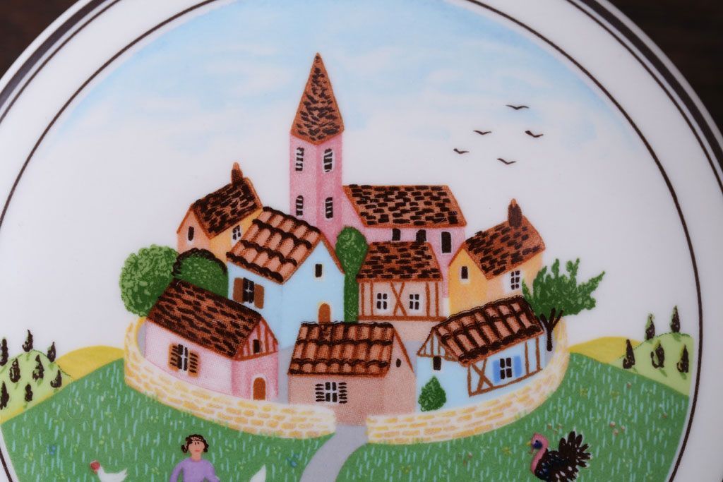 アンティーク雑貨　ドイツ　Villeroy&boch(ビレロイ&ボッホ)　小物入れ2つセット