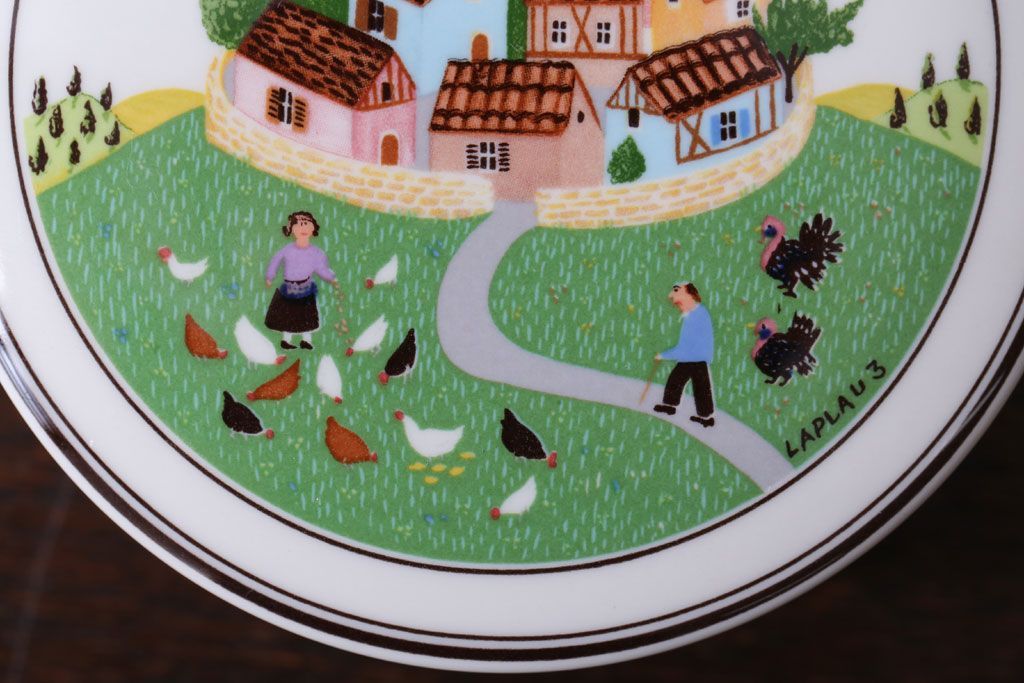 アンティーク雑貨　ドイツ　Villeroy&boch(ビレロイ&ボッホ)　小物入れ2つセット