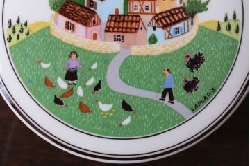 アンティーク雑貨　ドイツ　Villeroy&boch(ビレロイ&ボッホ)　小物入れ2つセット