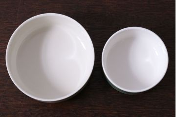 アンティーク雑貨　ドイツ　Villeroy&boch(ビレロイ&ボッホ)　小物入れ2つセット