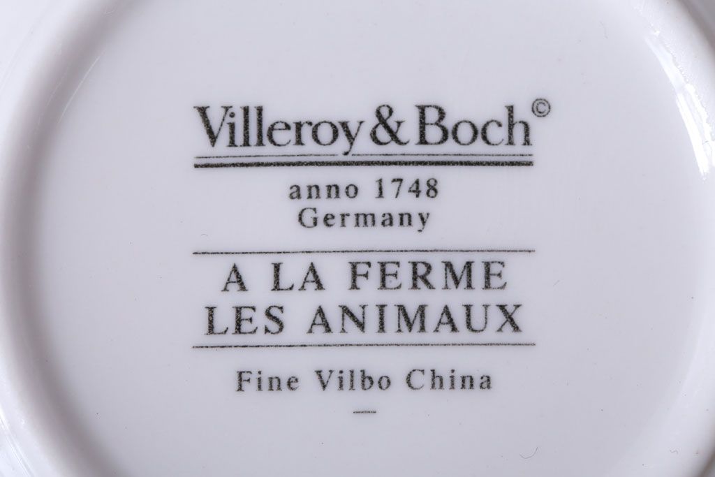 アンティーク雑貨　ドイツ　Villeroy&boch(ビレロイ&ボッホ)　小物入れ2つセット