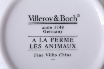 アンティーク雑貨　ドイツ　Villeroy&boch(ビレロイ&ボッホ)　小物入れ2つセット