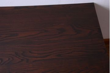 アンティーク家具　アンティーク　シンプルでおしゃれなナラ材製片袖机