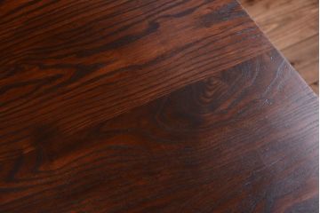 アンティーク家具　アンティーク　シンプルでおしゃれなナラ材製片袖机