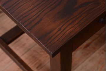 アンティーク家具　アンティーク　シンプルでおしゃれなナラ材製片袖机