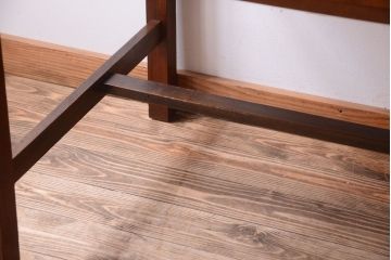 アンティーク家具　アンティーク　シンプルでおしゃれなナラ材製片袖机