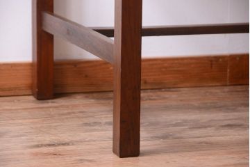 アンティーク家具　アンティーク　シンプルでおしゃれなナラ材製片袖机