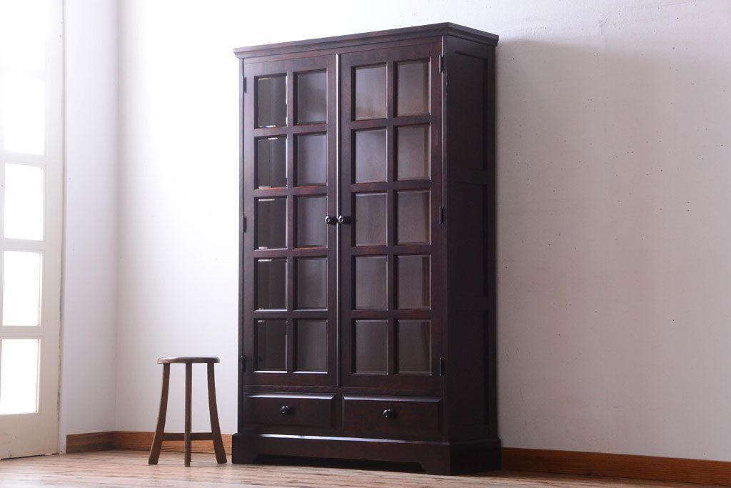 中古　北海道民芸家具　本箱(ブックケース)(2)