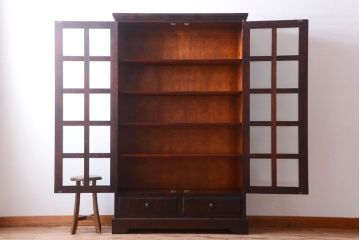 中古　北海道民芸家具　本箱(ブックケース)(2)