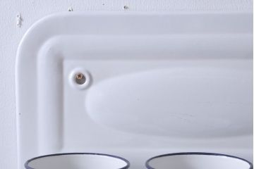 アンティーク雑貨　アンティーク　ドイツ　ホーローサボンラック