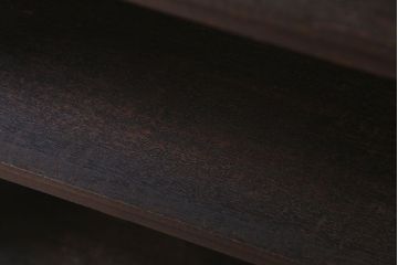 アンティーク家具　和製アンティーク　小振りでシンプルな古い木製の本棚(2)