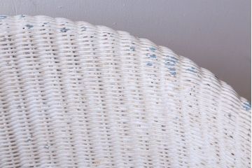 アンティーク家具　イギリスアンティーク　LLOYD LOOM(ロイドルーム)　チェア(ホワイト)