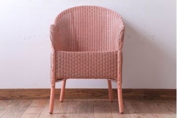 アンティーク家具　イギリスアンティーク　LLOYD LOOM(ロイドルーム)　チェア(ピンク)