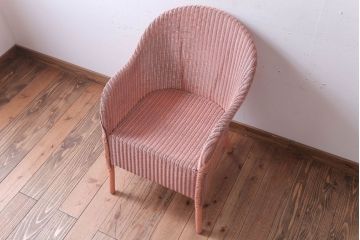 アンティーク家具　イギリスアンティーク　LLOYD LOOM(ロイドルーム)　チェア(ピンク)