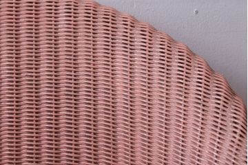 アンティーク家具　イギリスアンティーク　LLOYD LOOM(ロイドルーム)　チェア(ピンク)
