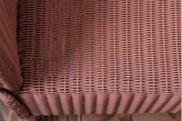 アンティーク家具　イギリスアンティーク　LLOYD LOOM(ロイドルーム)　チェア(ピンク)