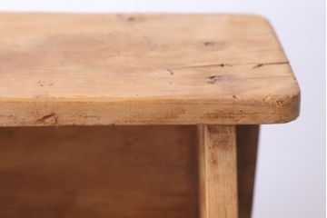 アンティーク雑貨　イギリスアンティーク　古い木のステップラダー(はしご・脚立)